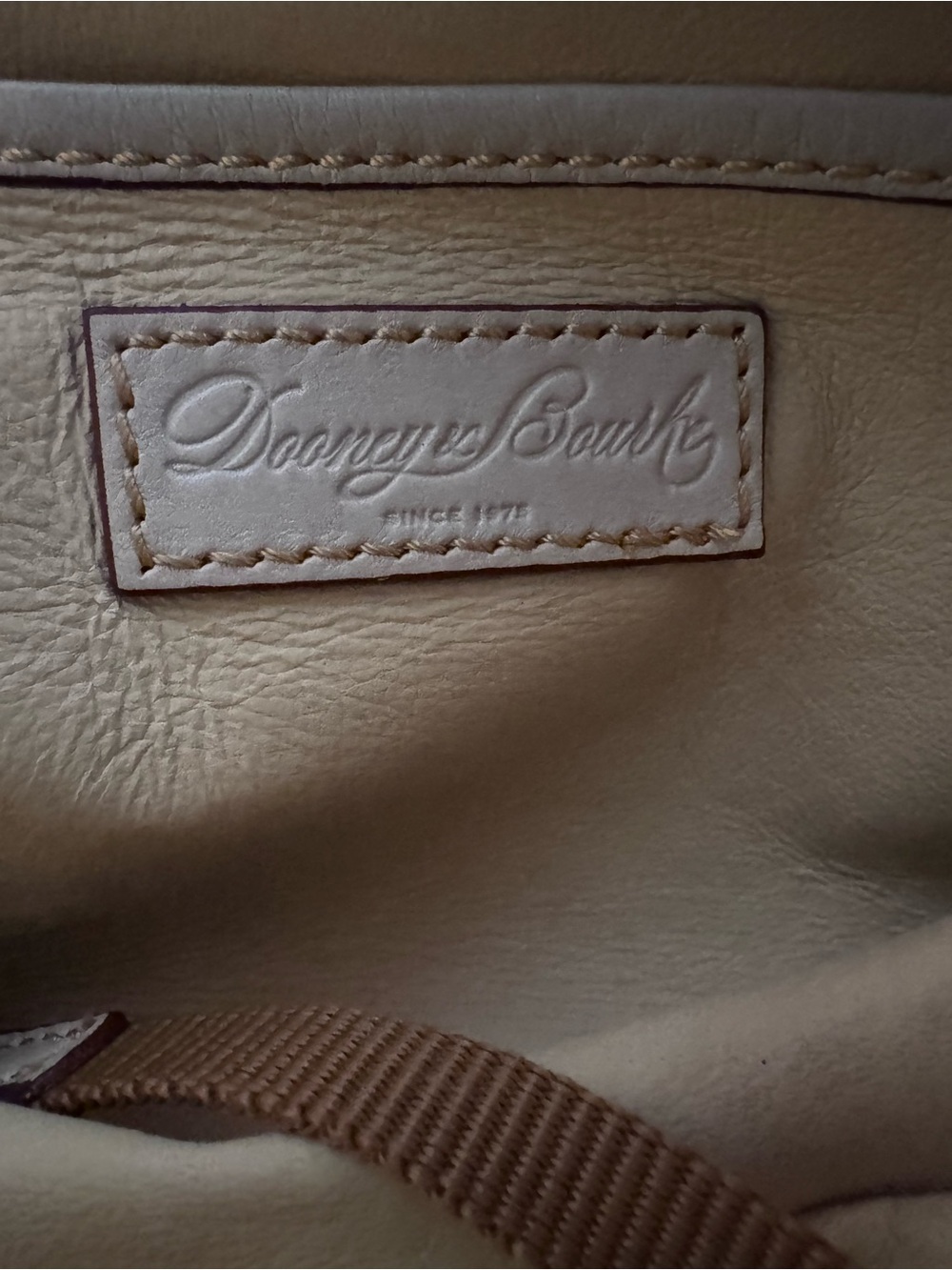 Dooney Light Blue Amelie TOTE Florentine Leather With Shoulder Strap - Picture 9 of 11
